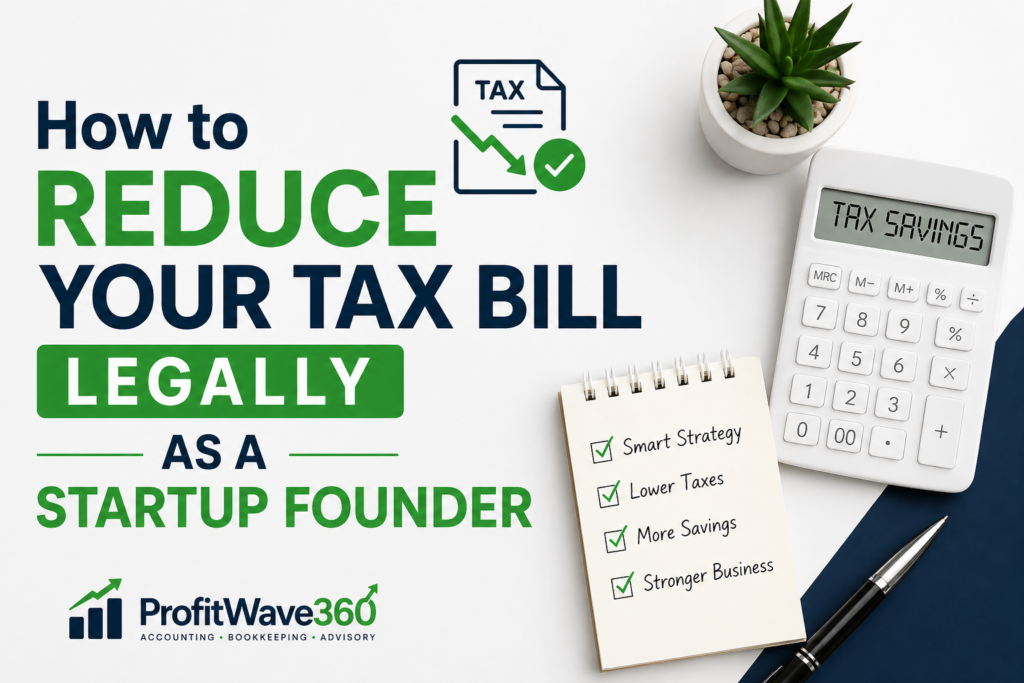 How to Reduce Your Tax Bill Legally as a Startup Founder