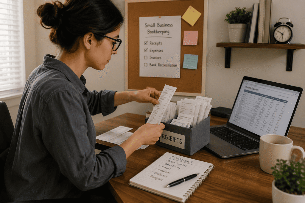 How to Organize Receipts for Small Business Bookkeeping (Step-by-Step)